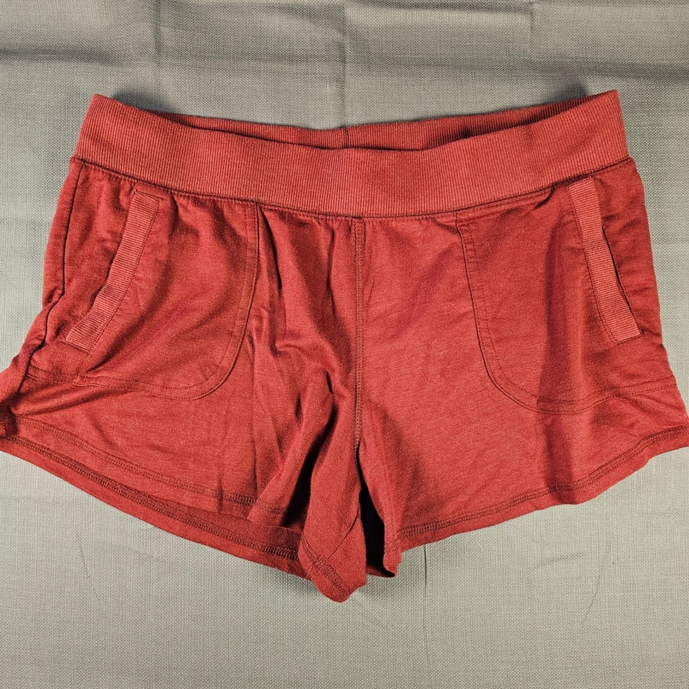 Athletic Works Womens Red Balm‎ Knit Lounge Shorts XL 16-18 AWL39201